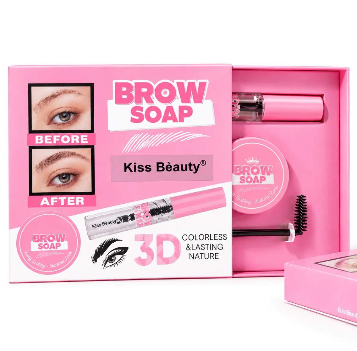 3D BROW STYLING SOAP KISS BEAUTY