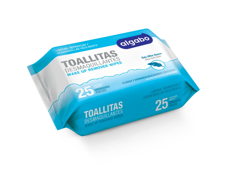 Algabo toalliotas Desmaquillantes